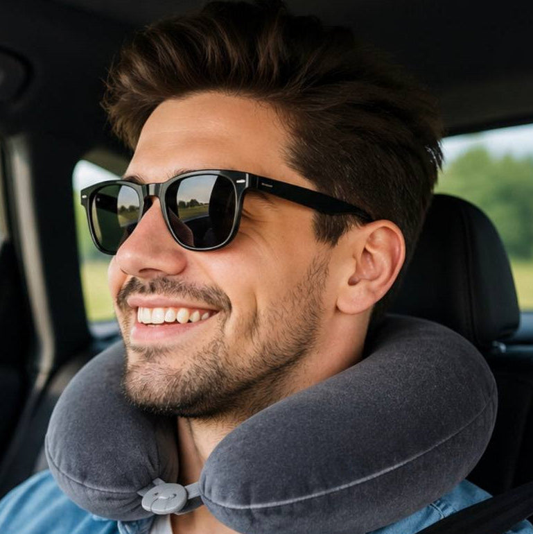 U Shaped Memory Foam Neck Pillows Soft Travel Pillow Massage Neck Pillow Sleeping Airplane Pillow Cervical Healthcare Bedding