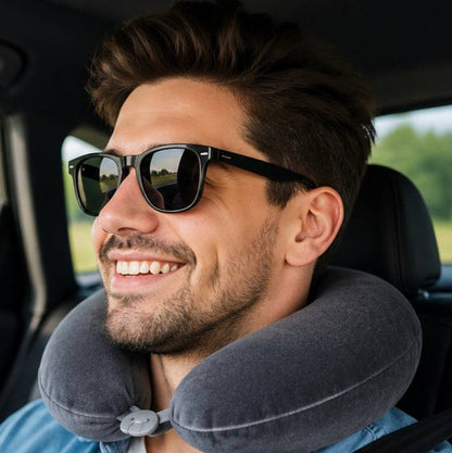 U Shaped Memory Foam Neck Pillows Soft Travel Pillow Massage Neck Pillow Sleeping Airplane Pillow Cervical Healthcare Bedding